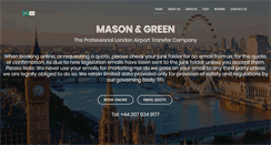 Desktop Screenshot of masonandgreen.co.uk